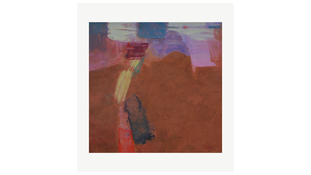 Martin WARD - SANS TITRE 2 - Gouache sur Arches - 33cm x 34cm