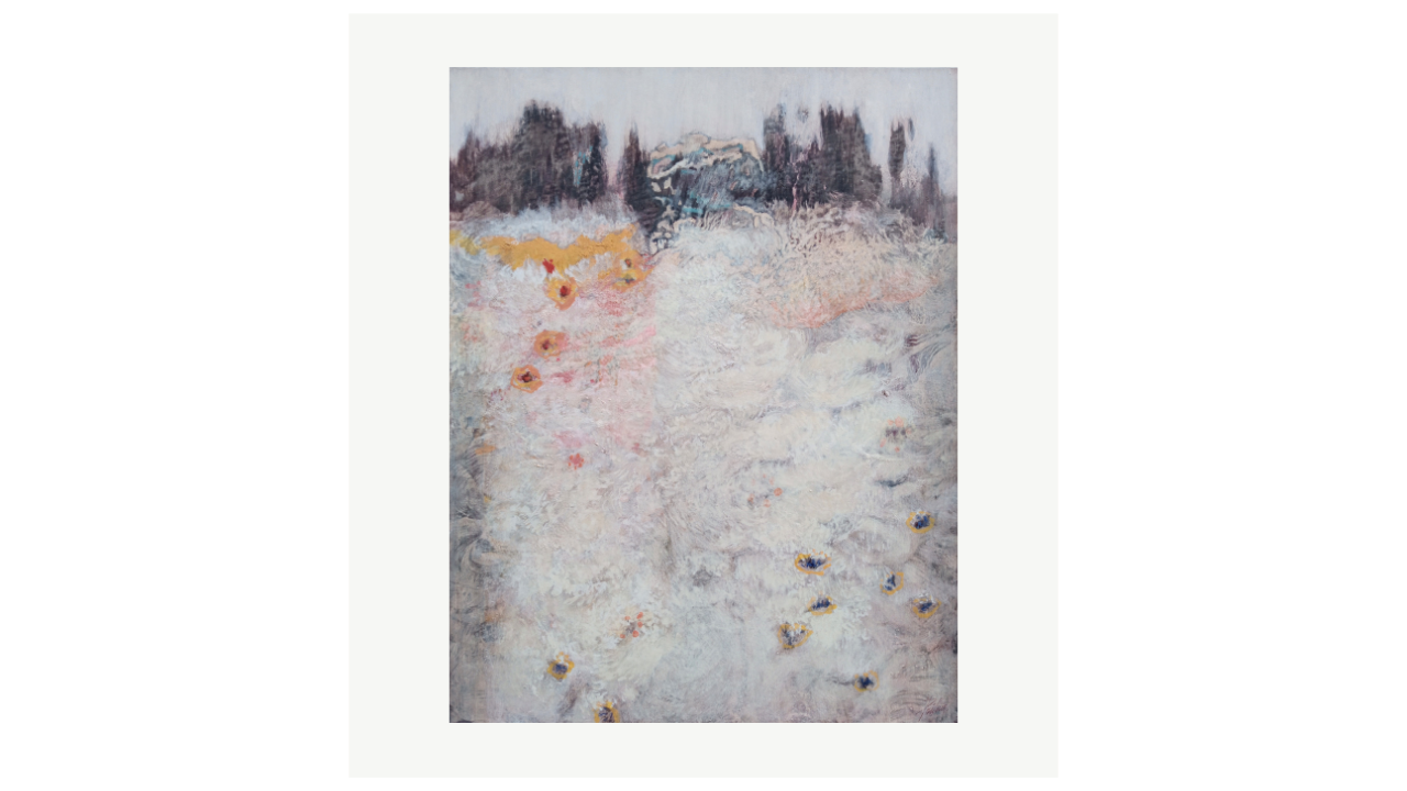 Florence Prêleur - MONESTIĖS - Acryliques sur vélin marouflé sur toile - 42cm x 59cm