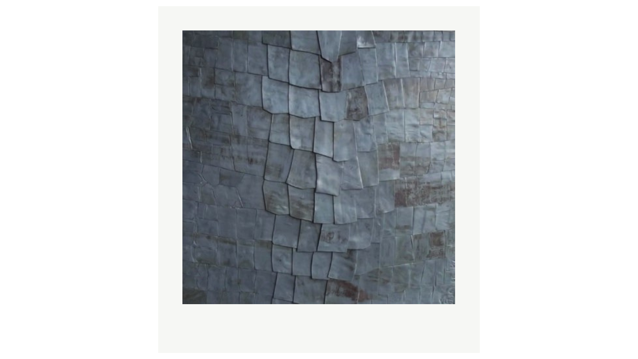 Valérie GENDRE - REPTILIEN - Plomb - 50 cm x 50 cm